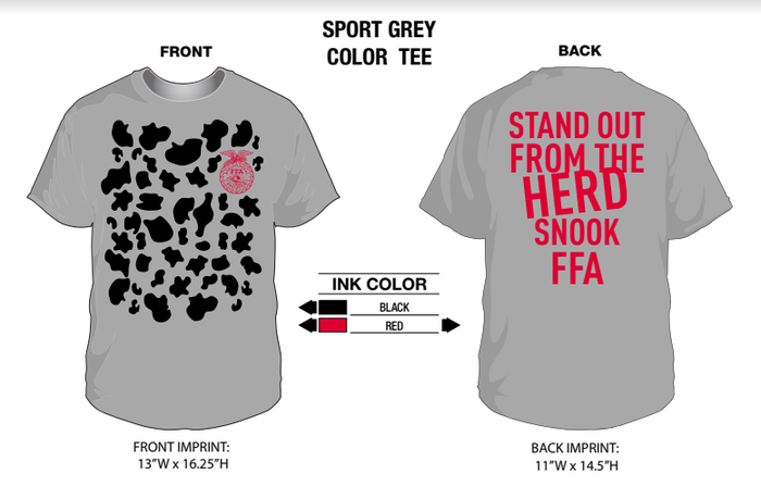 Snook FFA shirts on sale. 