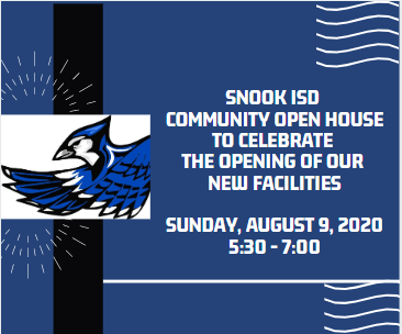 Community Open House Sunday, August 9th 5:30 - 7:00